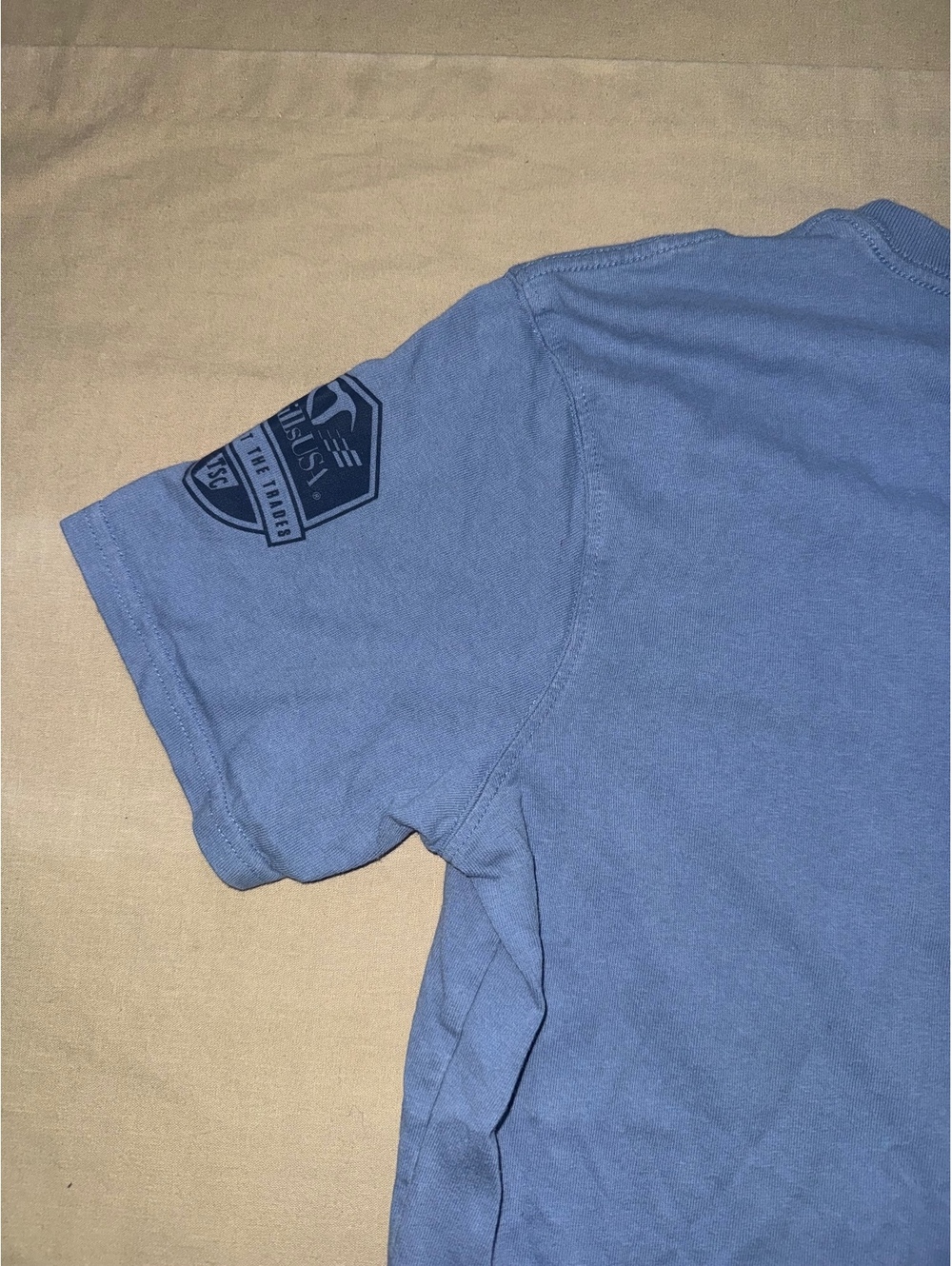 Carhartt light blue Support the Trades T-shirt large - Picture 4 of 8